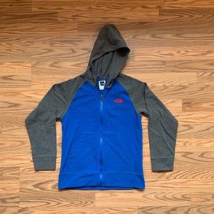 The North face full zip fleece sweater